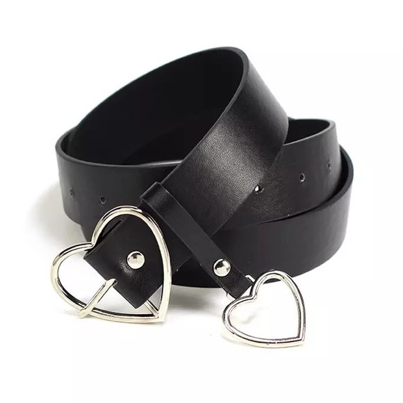 Silver Heart shape buckle Belt - Picture 5 of 5